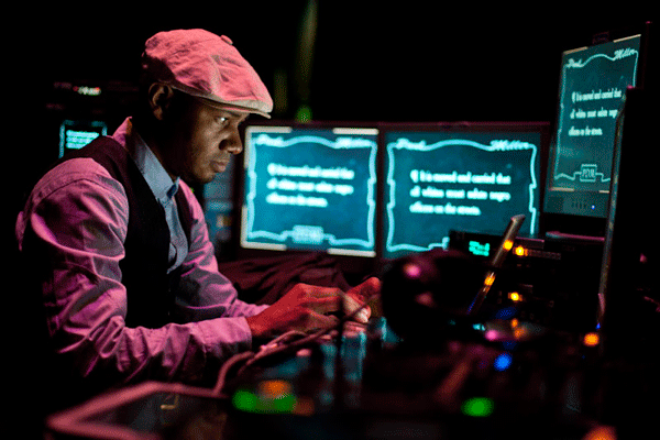 Paul D. Miller, aka DJ Spooky, curates an exhibit that functions as a companion piece to the forthcoming anthology, “The Imaginary App.”  COURTESY OF THE ARTIST