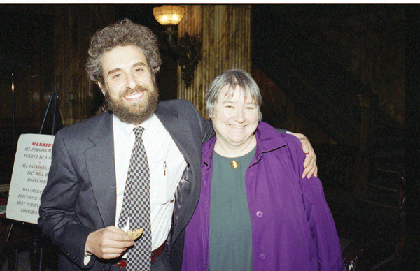 Radical attorneys Stanley Cohen and Lynne Stewart in New York State Supreme Court in 1993. After serving jail time and being disbarred for passing notes from a convicted terrorist client, Stewart was freed this past December because she is gravely ill.   Photo by John Penley