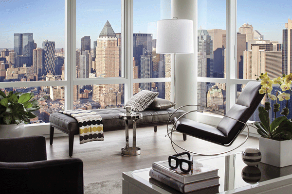 A Neighborhood Full of History Where So Much is New 2 Image Courtesy of Related Companies A penthouse at Related’s One MiMA Tower, 460 West 42nd Street.