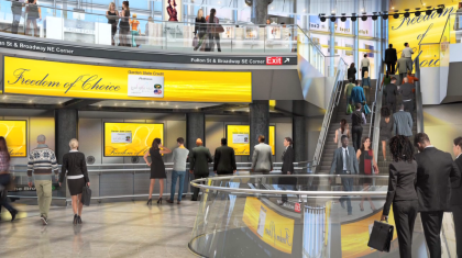 Fulton Center subway complex opening June 26, shops to come in the fall 1 Rendering of the Fulton Center.