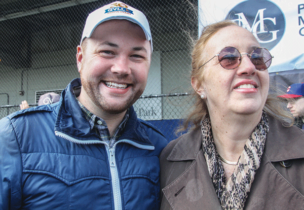 Councilmember Corey Johnson, left, and Borough President Gale Brewer were among the elected officials who attended opening day.  