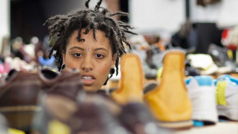 Chiara shows off a bindi, which she bought on San Francisco’s famed Haight Street, on her forehead, her signature ear gauges and a brand-new septum piercing, which she got while home in New York for spring break recently.