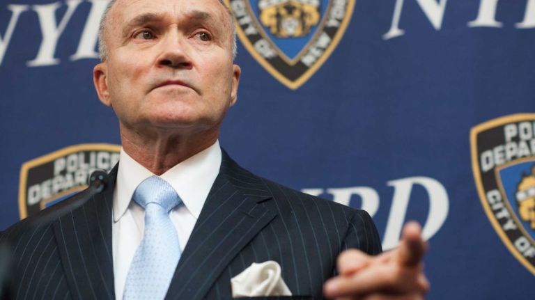 Ray Kelly concerned about 'copycat event' at Boston Marathon 2 Ray Kelly, then NYPD commissioner, speaks on Aug. 29, 2013 during the department's promotion ceremony at One Police Plaza in Manhattan.