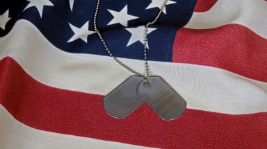 Flag dog tags Cropped