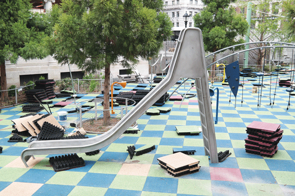 Looks like the fix is in for the children’s playground 1 Photo by Milo Hess