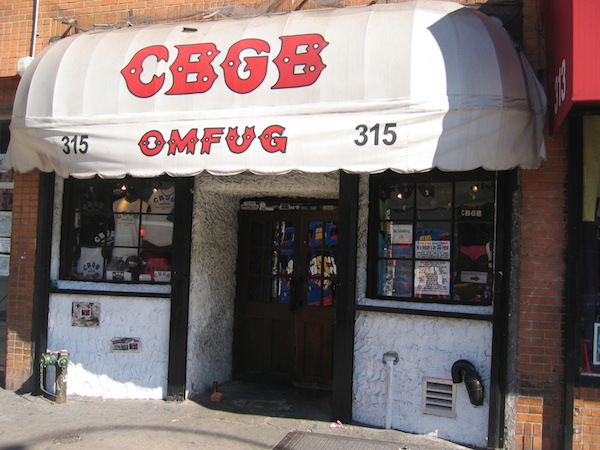Karen Kramer designed the famous CBGB logo.