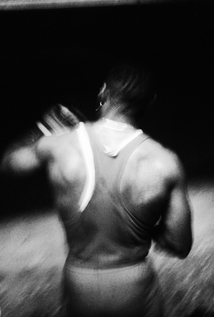 © John Goodman A broad-shouldered view from the back: 1993’s “Ring” humanizes its subject with blurry motion (and an earlobe accessory).
