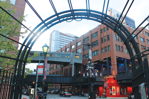 Photo by Zach Williams Beyond the metal gate and into the Silicon Alley: Chelsea Market is home to Major League Baseball Advanced Media, which develops the sport’s digital presence.