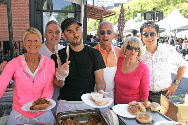 Taste of Tribeca chefs talk 3 THE CREW AT WALKER'S