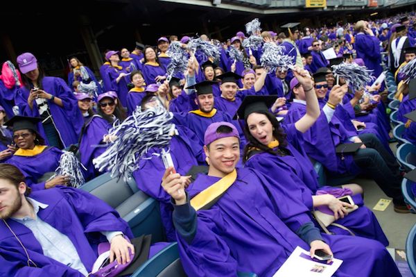 commencement, students