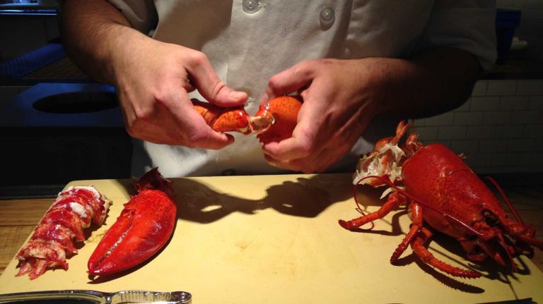 Next you're going to tackle the knuckles and claws by first twisting them apart.