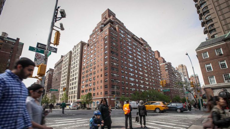 The busy intersection at Third Ave. and East 79th St. 