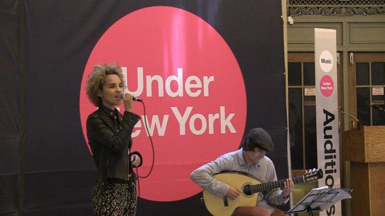 The New York City duo Jackie Ribas and Thalys Peterson performs Brazilian jazz and Brazilian-influenced R&B. They've been together for two years, playing at clubs around the city.