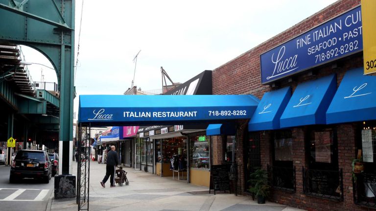 Pelham Bay photos 20 City Living neighborhood feature on Pelham Bay in the Bronx. Lucca Italian Restaurant is located on Westchester Ave., Pelham Bay, May 3, 2014.