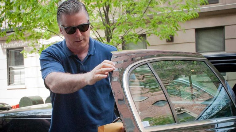Alec Baldwin arrested in Manhattan 1 Alec Baldwin returns to his East Village apartment on May 13, 2014.
