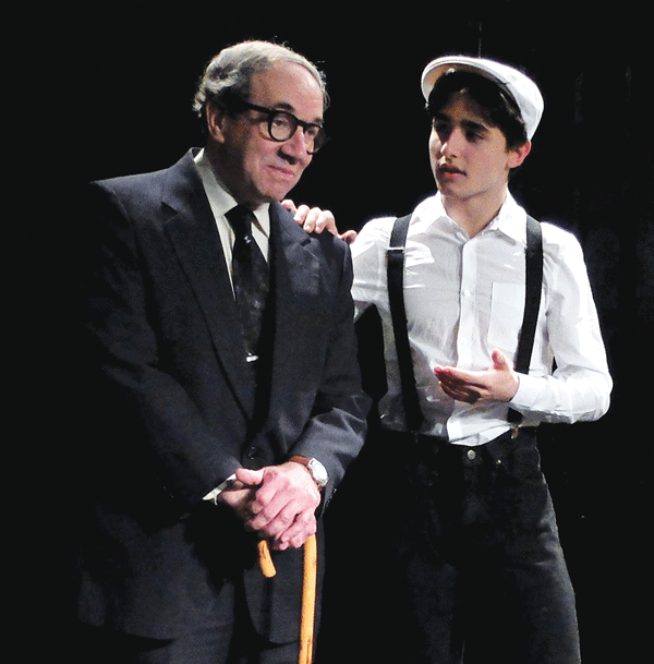 The vet and the triple threat: “Uncle Floyd Show” alum Michael Townsend Wright and “Newsies” hoofer Giuseppe Bausilio bring dozens of Irving Berlin tunes to life.  Photo by Jonathan M. Smith