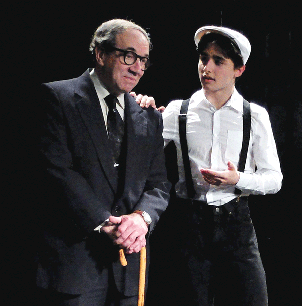 A story as American as his music 1 The vet and the triple threat: “Uncle Floyd Show” alum Michael Townsend Wright and “Newsies” hoofer Giuseppe Bausilio bring dozens of Irving Berlin tunes to life. Photo by Jonathan M. Smith