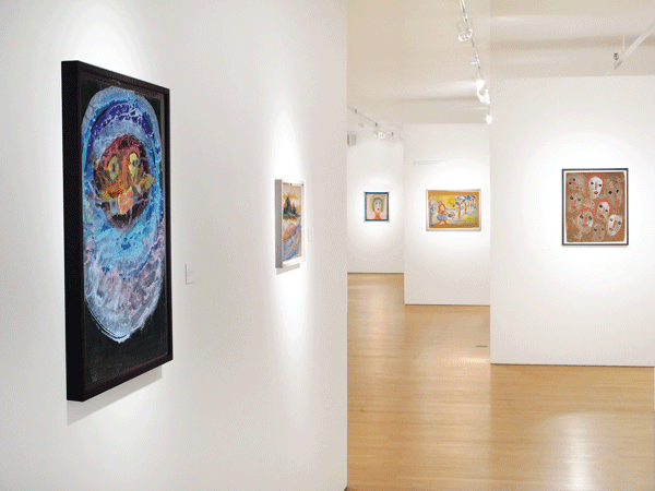 Buhmann on Art 5 An installation view of Sybil Gibson’s “Art From Within.” At Woodward Gallery, through June 21. Courtesy of Woodward Gallery, NYC and the Estate of Sybil Gibson