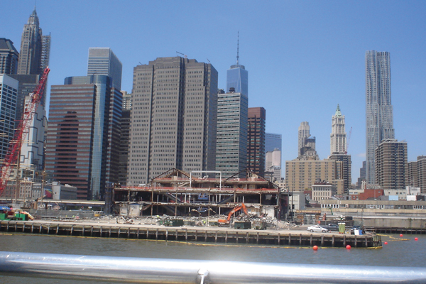 What’s left of Pier 17. 