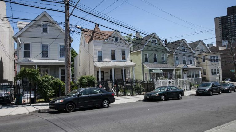 Homes on Barnes Ave. in Williamsbridge.