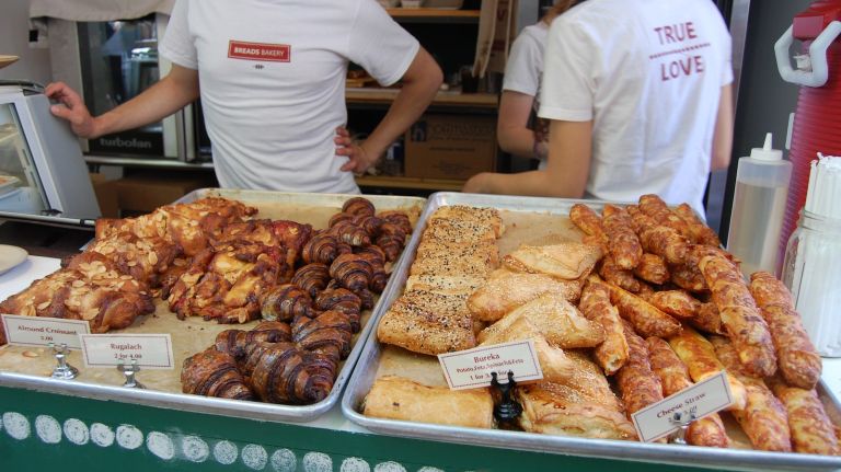 Broadway Bites 11 Breads Bakery is a new vendor at Broadway Bites. Don't miss the chocolate babka, the best in the city.