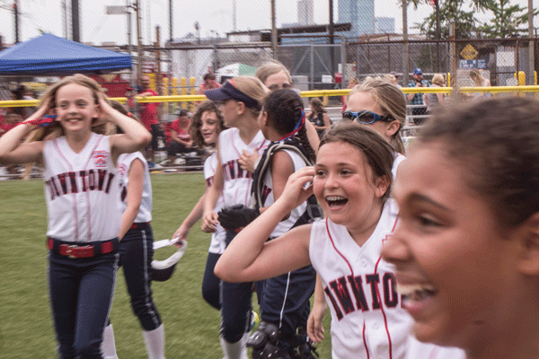 The ladies are the champs! 1 Downtown Express photo by Zach Williams The Downtown Little League’s all-star team of 11-year-olds celebrating their city championship July 20. They and the league’s all-star 14-year-olds went on to win state softball championships last weekend.