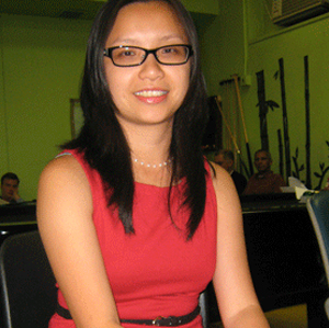 Gigi Li, Community Board 3's chairperson, who's running for district leader against Jenifer Rajkumar.