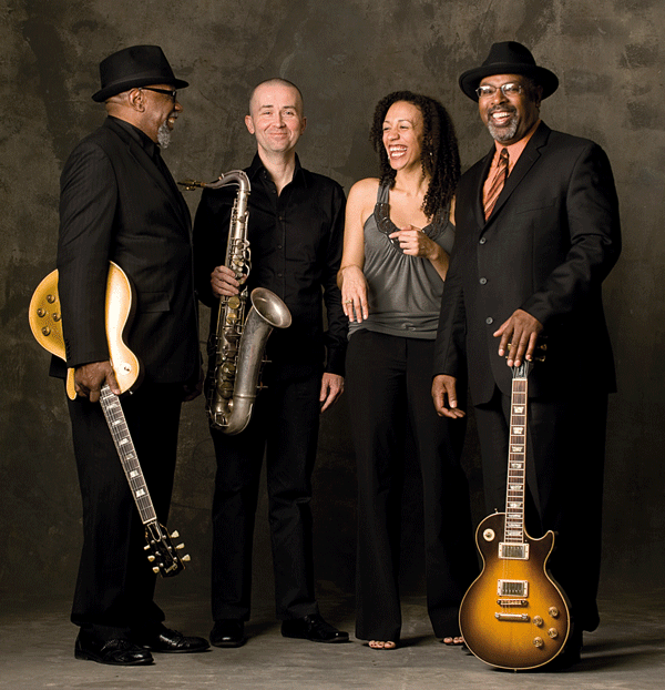 The Heritage Blues Quintet performs a free outdoor concert on July 24, as part of Battery Park City Parks Conservancy’s “River & Blues” series. Photo by Michael Weintrob