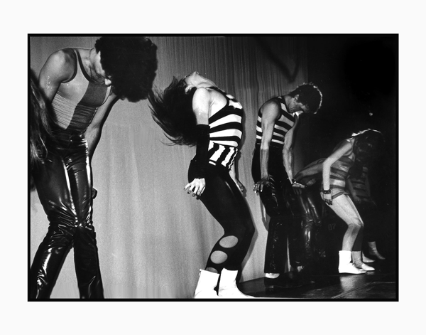 Flo Fox’s “Disco Line-Up” (16” x 20” framed, 1978) is on view at the Carter Burden Gallery through July 24 (the same date as the Chelsea Art Walk). Courtesy of the artist & Carter Burden Gallery