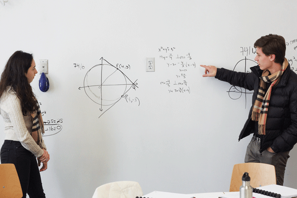 Sophomore Report Card for Avenues: The World School 3 Courtesy of Avenues: The World School Hands-on learning helps bring concepts to life — and math to walls.