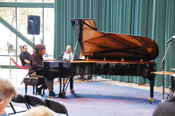 Elio Villafranca is the first man in front of 88 keys, at the New Directions in Solo Piano lunchtime concert series (Aug. 18-21).  Courtesy Arts Brookfield