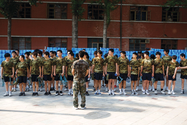 Do teenagers dream of ‘electric heroin?’ 1 Web junkies fall into formation at Daxing Boot Camp, Beijing Military Hospital. Courtesy of Kino Lorber, Inc