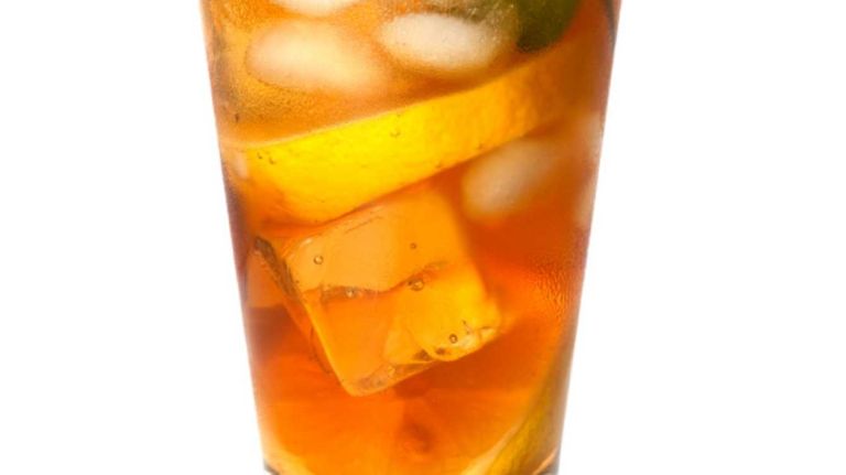 Glass of iced tea
