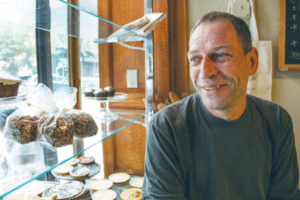 After more than 20 years doing business on Sullivan St., Jerome Audureau now hopes to sell his Once Upon a Tart store to the operators of Navy, allowing them to expand their new Soho hot spot.  Photo by Tequila Minsky