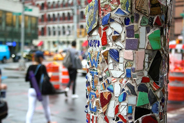 Community rallies to protect ‘Mosaic Man’ tiles on Astor Place 2 IMG_4139 copy