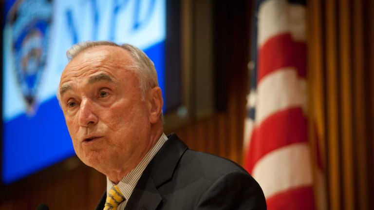 Times Square 'not being overrun by Elmos,' Bratton says 2 New York Police Commissioner William Bratton discusses crime statistics and more at a press conference at Police Plaza in Manhattan on Thursday, Aug. 28, 2014.