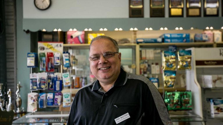 John Mattera owner of Arrochar Pharmacy.