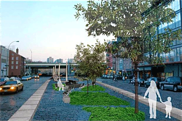 Slip-wrecked! CB1 aims to sink plan for much-reviled shipwreck sculpture at Peck Slip Plaza 1