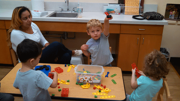 A few of the students at the Salvation Army’s new public pre-K program on W. 14th St. Photo by Josh Rogers.