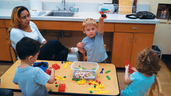 Photo by Josh Rogers A few of the students at the Salvation Army’s new public pre-K program on W. 14th St.