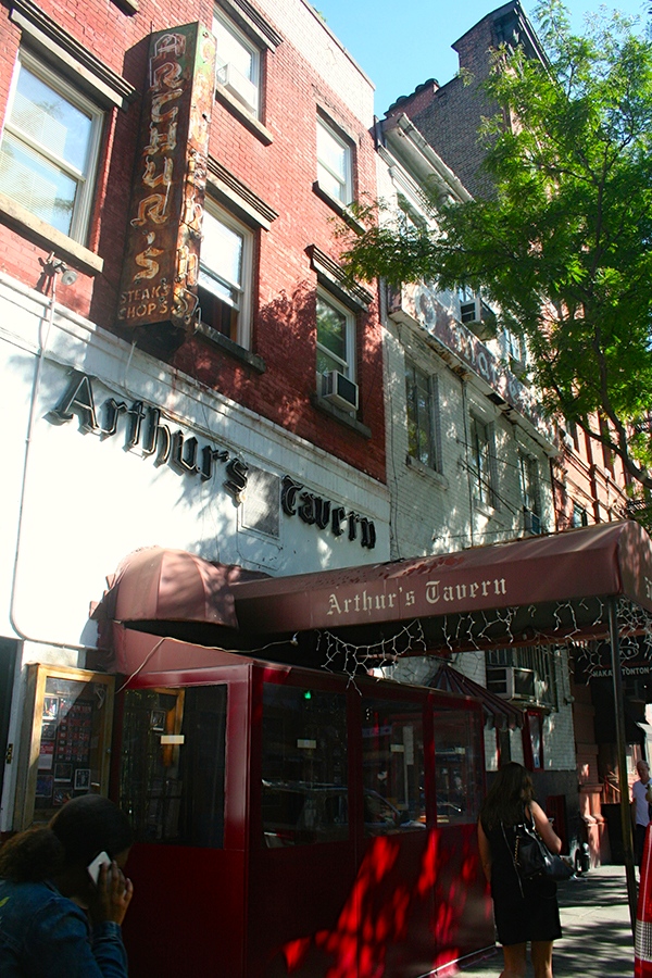 The building with Grove St. mainstay Arthur's Tavern was reportedly recently listed for sale on real estate sites.  Photo by Yannic Rack