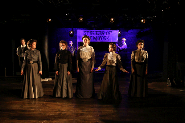 Theater:Village explores diversity, American style 3 "Solitary Light" assesses the aftermath of 1911's Triangle Shirtwaist Factory fire. Photo (c) Dixie Sheridan