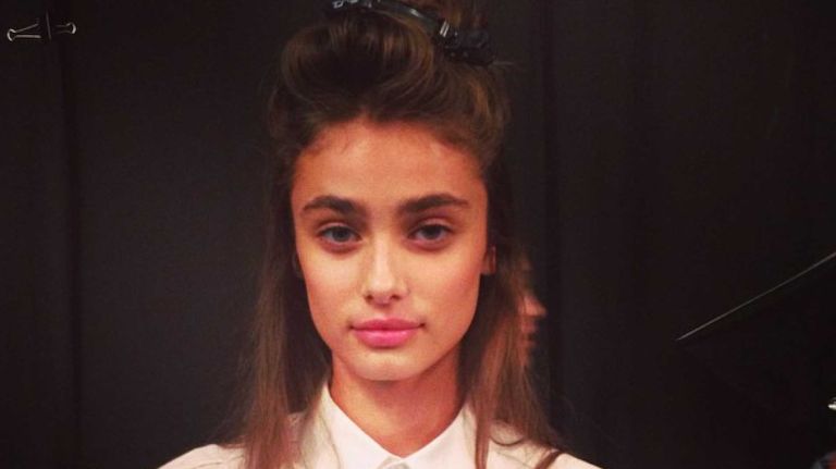 Model waits to take a practice lap before @bcbgmaxazria #nyfw #ndbackstage