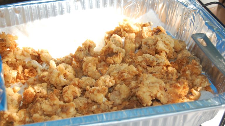 Spotted: fried shark. (More on eating shark: amny.com/eat)