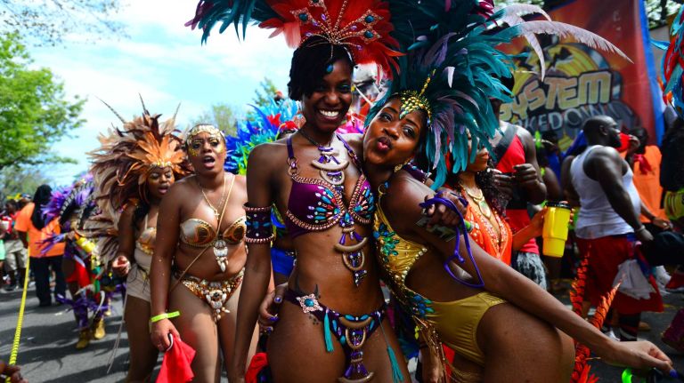 Scenes from the West Indian Day Parade on Monday, Sept. 1, 2014.