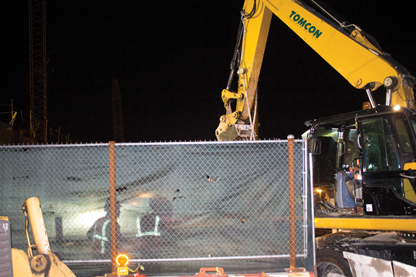 After-Hours Construction Still Rattling Residents 1 Photos by Zach Williams Manhattan Borough President Gale Brewer says After-Hours construction complaints regularly come to her office from frustrated CB4 constituents. One man claimed that ongoing work at Hudson Yards was drumming him out of the neighborhood.