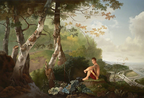 Buhmann on Art, Week of Oct. 9, 2014 1 Wes Hempel / “Language Vaccine II (Vow of Silence)” / oil on canvas, 52x76” / 2014. Courtesy of the artist & George Billis Gallery, NYC