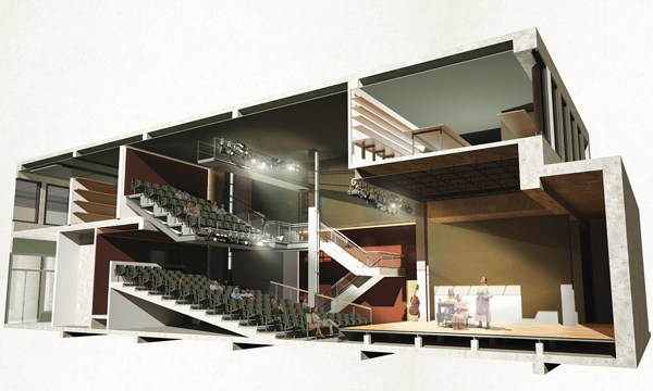 Irish Rep’s Union Square Move Cements Chelsea Presence 2 Courtesy of The Irish Repertory Theatre A rendering of the 22nd St. facility, currently under construction.