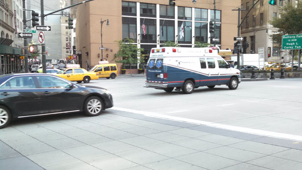 Still no answer on Albany St. left turn 2 Downtown Express photo by Josh Rogers The intersection of West and Albany Sts.