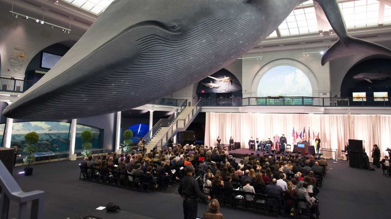 A graduation ceremony at The American Museum of Natural History on Monday, Oct. 27, 2014. The museum is the only one in the nation to offer advanced science degrees in Manhattan.